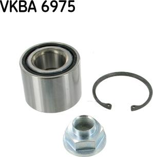 SKF VKBA 6975 - Комплект підшипника маточини колеса autocars.com.ua