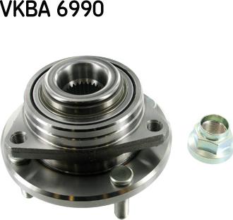 SKF VKBA 6990 - Комплект подшипника ступицы колеса autodnr.net