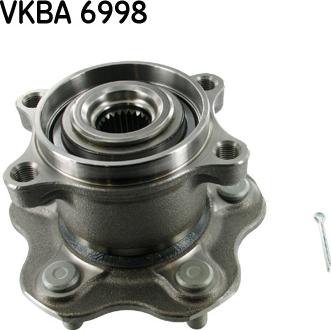 SKF VKBA 6998 - Комплект підшипника маточини колеса autocars.com.ua