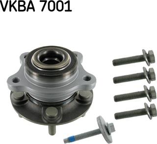 SKF VKBA 7001 - Комплект підшипника маточини колеса autocars.com.ua