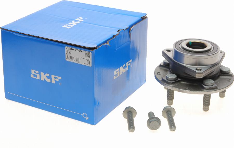 SKF VKBA 7009 - Комплект підшипника маточини колеса autocars.com.ua