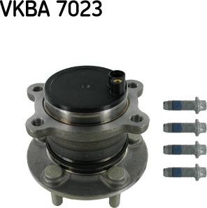 SKF VKBA 7023 - Комплект підшипника маточини колеса autocars.com.ua