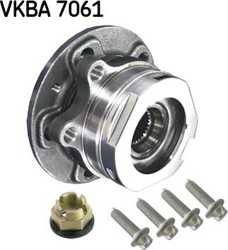 SKF VKBA 7061 - Комплект підшипника маточини колеса autocars.com.ua