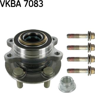 SKF VKBA 7083 - Комплект подшипника ступицы колеса avtokuzovplus.com.ua