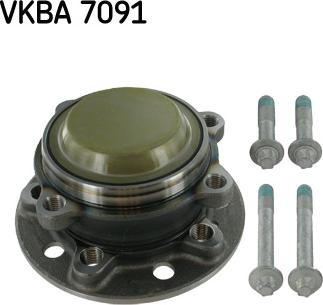 SKF VKBA 7091 - Комплект підшипника маточини колеса autocars.com.ua