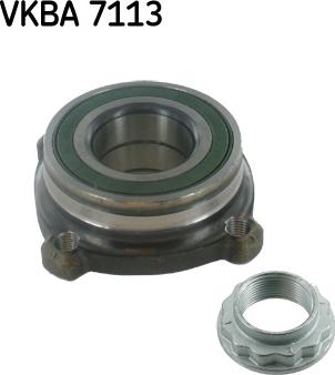 SKF VKBA 7113 - Комплект подшипника ступицы колеса avtokuzovplus.com.ua