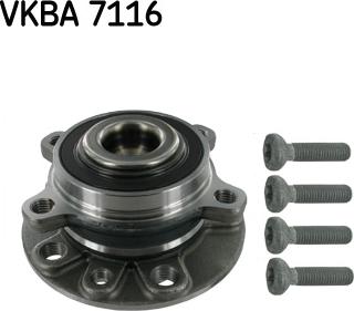 SKF VKBA 7116 - Комплект підшипника маточини колеса autocars.com.ua