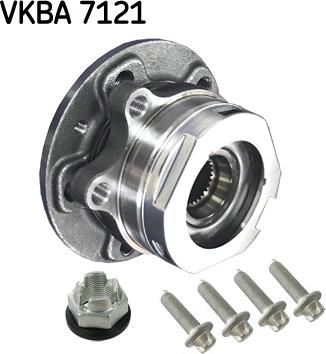 SKF VKBA 7121 - Комплект підшипника маточини колеса autocars.com.ua