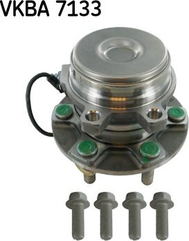 SKF VKBA 7133 - Комплект подшипника ступицы колеса avtokuzovplus.com.ua