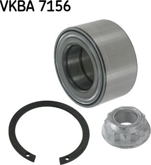 SKF VKBA 7156 - Комплект підшипника маточини колеса autocars.com.ua