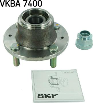 SKF VKBA 7400 - Комплект подшипника ступицы колеса autodnr.net