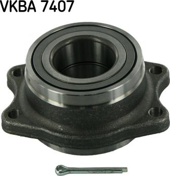 SKF VKBA 7407 - Комплект подшипника ступицы колеса autodnr.net
