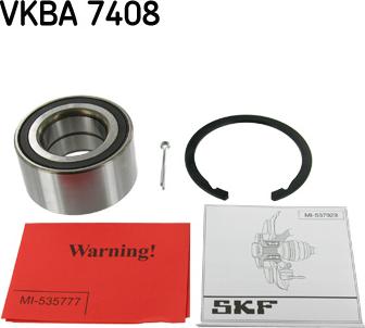 SKF VKBA 7408 - Комплект підшипника маточини колеса autocars.com.ua