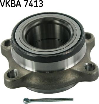 SKF VKBA 7413 - Комплект підшипника маточини колеса autocars.com.ua