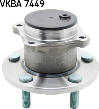 SKF VKBA 7449 - Комплект підшипника маточини колеса autocars.com.ua