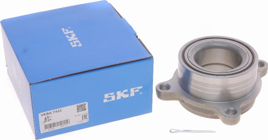 SKF VKBA 7451 - Комплект підшипника маточини колеса autocars.com.ua