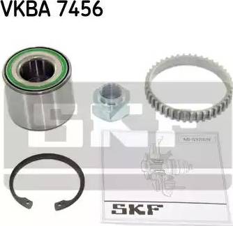 SKF VKBA 7456 - Комплект підшипника маточини колеса autocars.com.ua