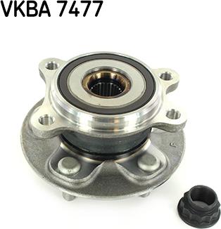 SKF VKBA 7477 - Комплект підшипника маточини колеса autocars.com.ua