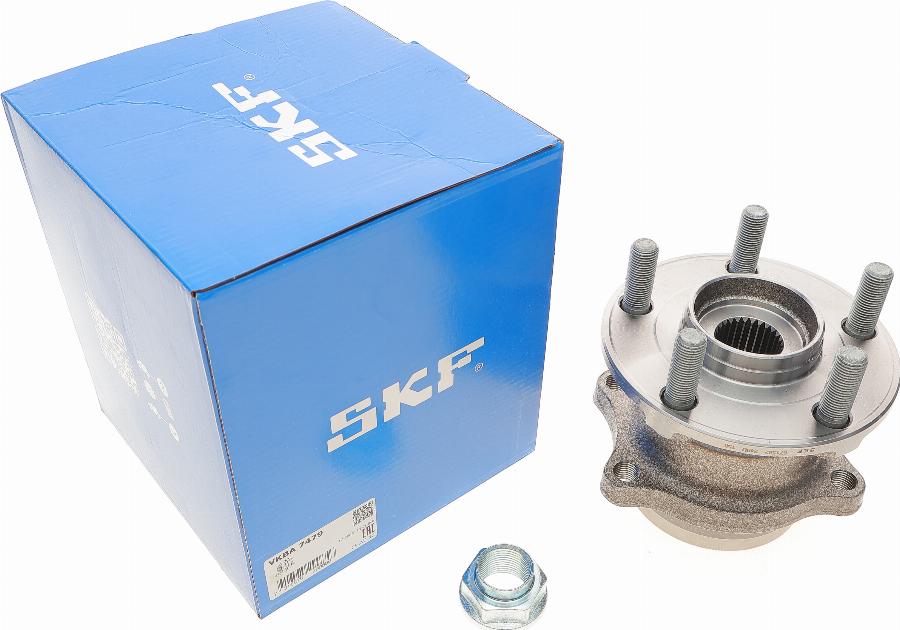 SKF VKBA 7479 - Комплект підшипника маточини колеса autocars.com.ua