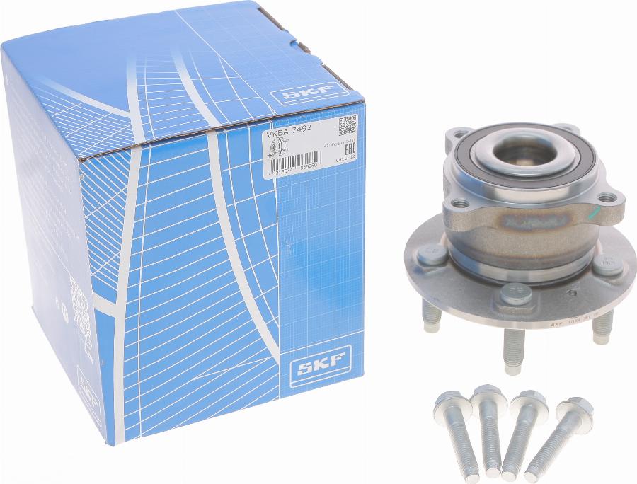 SKF VKBA 7492 - Комплект подшипника ступицы колеса autodnr.net