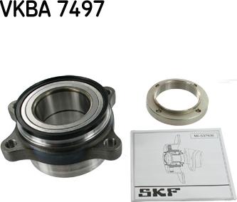 SKF VKBA 7497 - Комплект підшипника маточини колеса autocars.com.ua