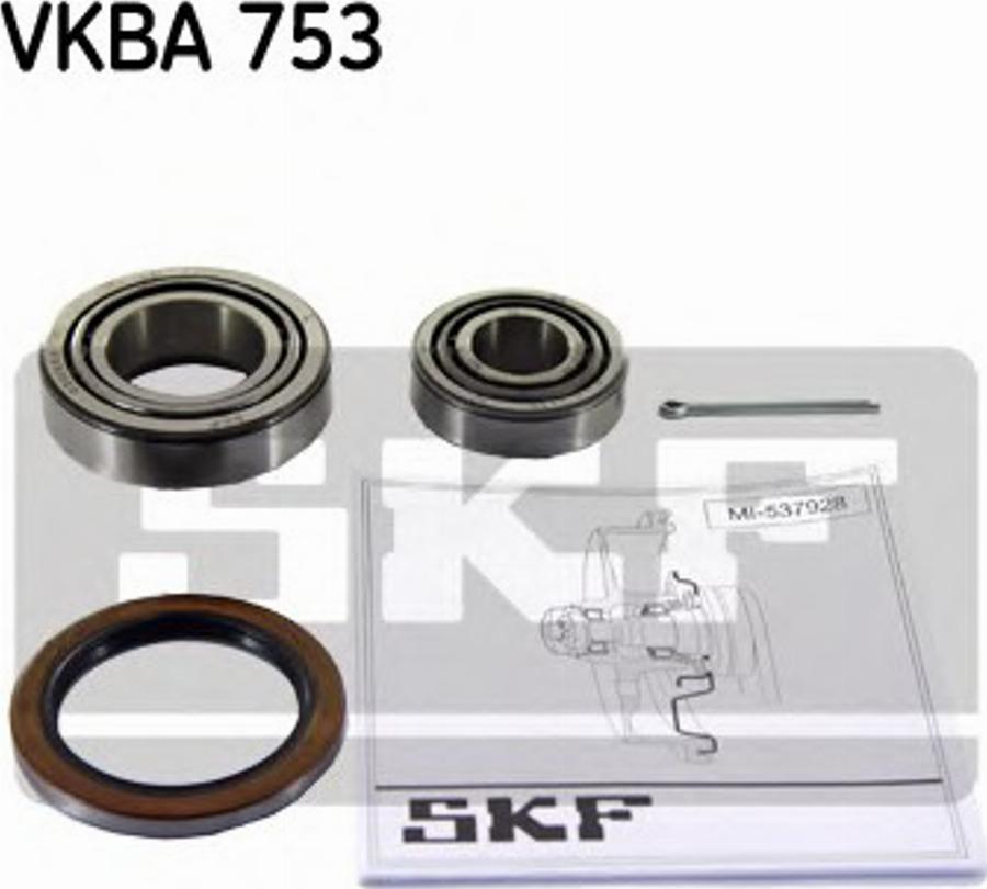 SKF VKBA 753 - Поликлиновой ремень autodnr.net