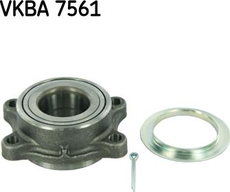 SKF VKBA 7561 - Комплект подшипника ступицы колеса avtokuzovplus.com.ua