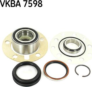 SKF VKBA 7598 - Комплект підшипника маточини колеса autocars.com.ua