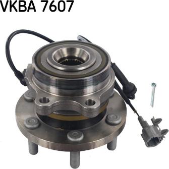 SKF VKBA 7607 - Комплект подшипника ступицы колеса avtokuzovplus.com.ua