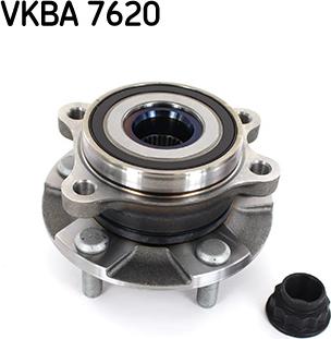 SKF VKBA 7620 - Комплект підшипника маточини колеса autocars.com.ua