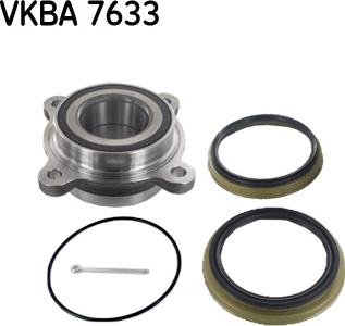 SKF VKBA 7633 - Комплект подшипника ступицы колеса avtokuzovplus.com.ua