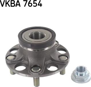 SKF VKBA 7654 - Комплект підшипника маточини колеса autocars.com.ua