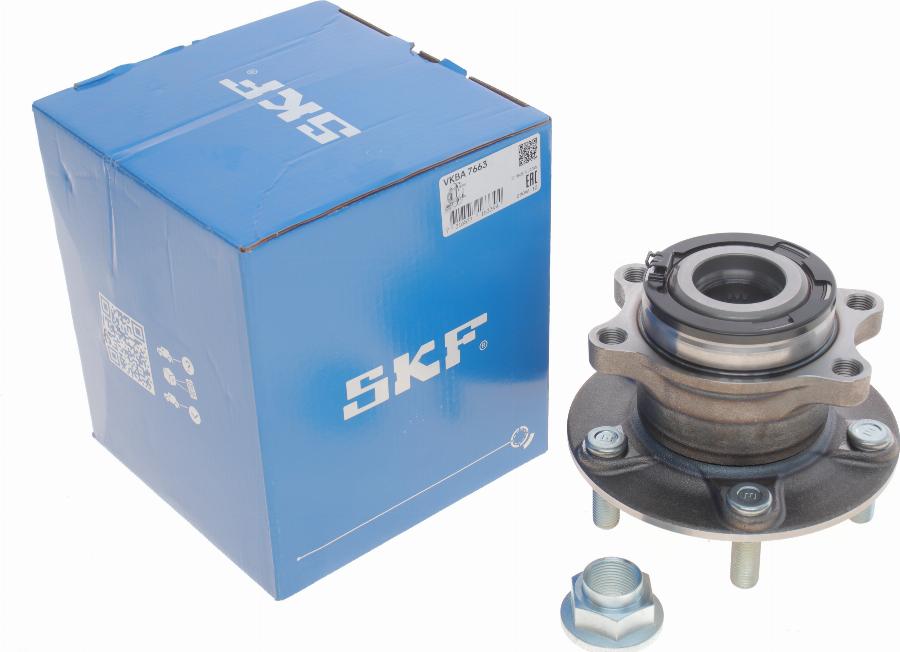 SKF VKBA 7663 - Комплект підшипника маточини колеса autocars.com.ua