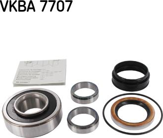 SKF VKBA 7707 - Комплект підшипника маточини колеса autocars.com.ua