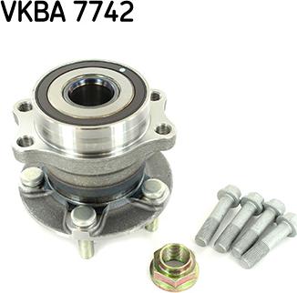 SKF VKBA 7742 - Комплект підшипника маточини колеса autocars.com.ua