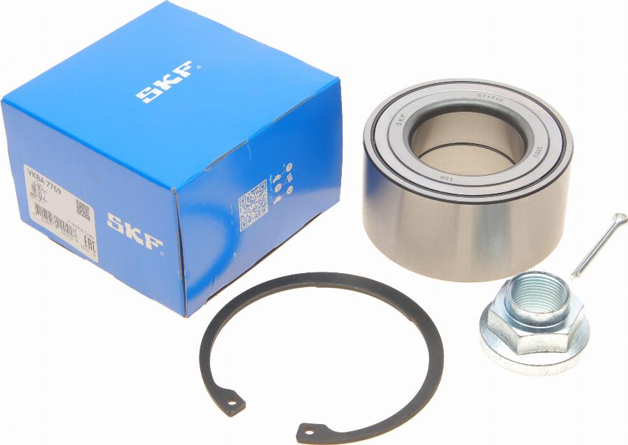 SKF VKBA 7759 - Комплект підшипника маточини колеса autocars.com.ua