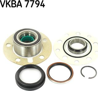 SKF VKBA 7794 - Комплект підшипника маточини колеса autocars.com.ua