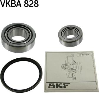 SKF VKBA 828 - Комплект підшипника маточини колеса autocars.com.ua