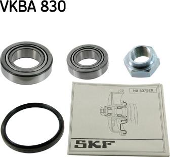 SKF VKBA 830 - Комплект підшипника маточини колеса autocars.com.ua
