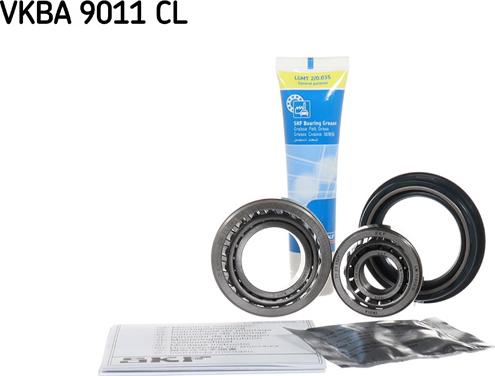 SKF VKBA 9011 CL - Комплект подшипника ступицы колеса avtokuzovplus.com.ua