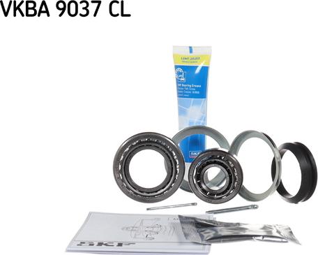 SKF VKBA 9037 CL - Комплект подшипника ступицы колеса autodnr.net