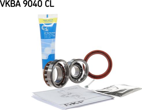 SKF VKBA 9040 CL - Комплект подшипника ступицы колеса avtokuzovplus.com.ua