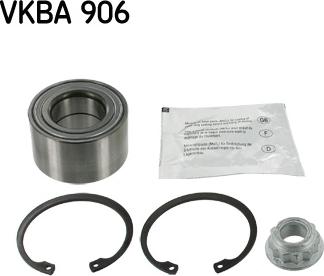 SKF VKBA 906 - Комплект подшипника ступицы колеса autodnr.net