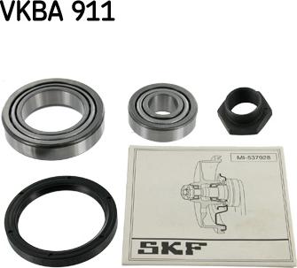 SKF VKBA 911 - Комплект підшипника маточини колеса autocars.com.ua