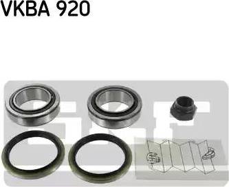 SKF VKBA 920 - Комплект підшипника маточини колеса autocars.com.ua