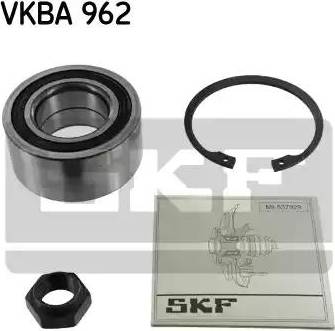 SKF VKBA 962 - Комплект підшипника маточини колеса autocars.com.ua