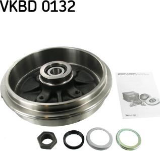 SKF VKBD 0132 - Гальмівний барабан autocars.com.ua