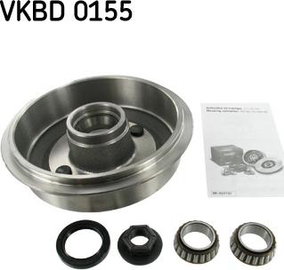 SKF VKBD 0155 - Тормозной барабан autodnr.net