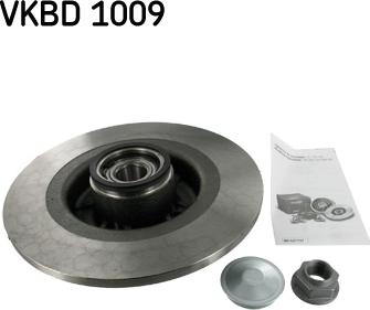 SKF VKBD 1009 - Гальмівний диск autocars.com.ua