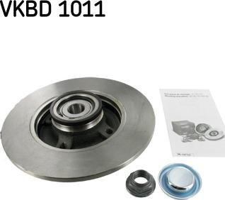 SKF VKBD 1011 - Тормозной диск avtokuzovplus.com.ua